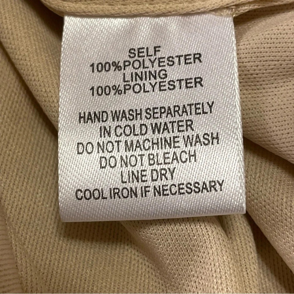 COTTON CANDY LA Ruched Spaghetti Straps Dress in Natural and Black - Picture 8 of 8